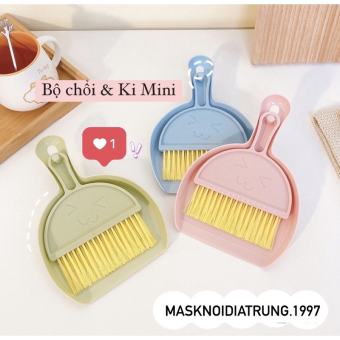 Bộ Chổi Quét Bụi Và Ki Hốt Rác Mini