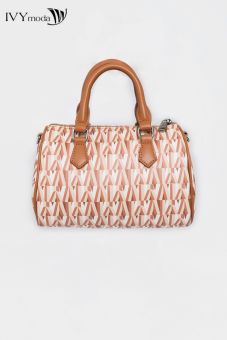 Barrel Bag - Túi hình trống họa tiết IVY moda MS 51A1355