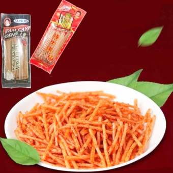 10 Gói bim tăm cay đen ăn là nghiện