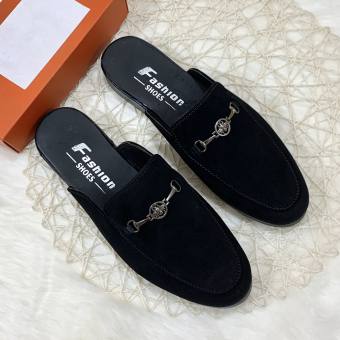 Giày sục nỉ nam phối xích ong ngang siêu chất - B end T Shop