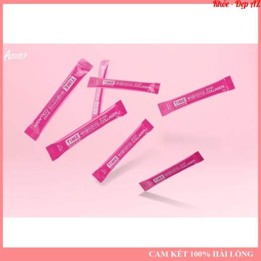 Collagen Số 1 Hàn Quốc [NHẬP KHẨU CHÍNH HÃNG] Collagen dạng bột Ever Collagen TIME chăm sóc sức khỏe và sắc đẹp - Hộp 30 gói/90gam