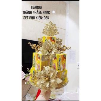 SET PHỤ KIỆN LÀM THÁP 9 HỘP BÁNH