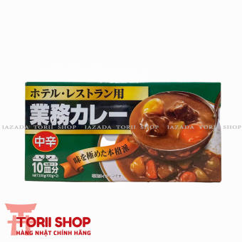 Viên Cari kiểu Nhật Kobe Bussan 200g màu xanh lá vị cay vừa Nhật Bản nội địa | Viên Cà ri dễ dàng chế biến, đem lại hương vị thơm ngon dùng được 10-12 bữa | Viên Cari Kobe Bussan 200g kiểu Nhật cay vừa Torii Shop
