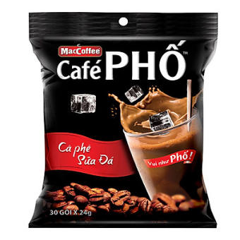 Cafe Phố Sữa Đá - Bịch 30 gói x 24g