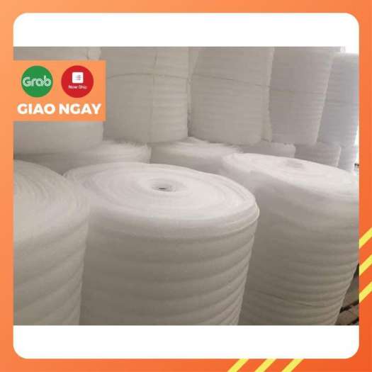 uJqiugZo (Giao ngay bằng Now/Grab) Cuộn 100 mét - 150 mét Xốp Pe Foam gói hàng 2 li/3 li (2 mm/2 ly/3 mm/2 ly) gói hàng dễ vỡ