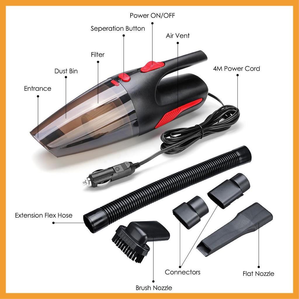 Máy hút bụi mini 12v trên oto xe hơi