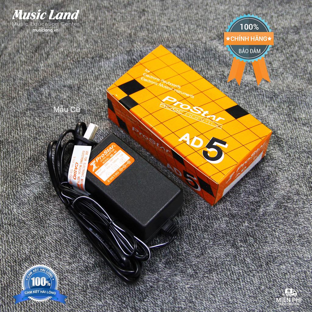 Nguồn adapter đàn organ casio prostar ad5 - chính hãng