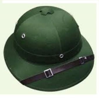 MŨ CỐI CỨNG MÀU XANH BỘ ĐỘI. MŨ, NÓN CỐI XANH  CỨNG TRÁN PHÍM LÒNG XANH LOẠI RẺ