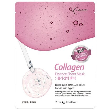 Holikey collagen essence sheet mask mặt nạ collagen làm căng da- làm trắng