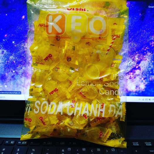 Kẹo Oishi Soda Chanh Đá (160g)