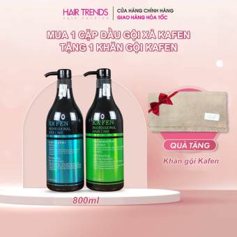 Cặp dầu cặp gội + xả KAFEN xanh CHÍNH HÃNG siêu mềm mượt (CÓ QUÀ TẶNG)
