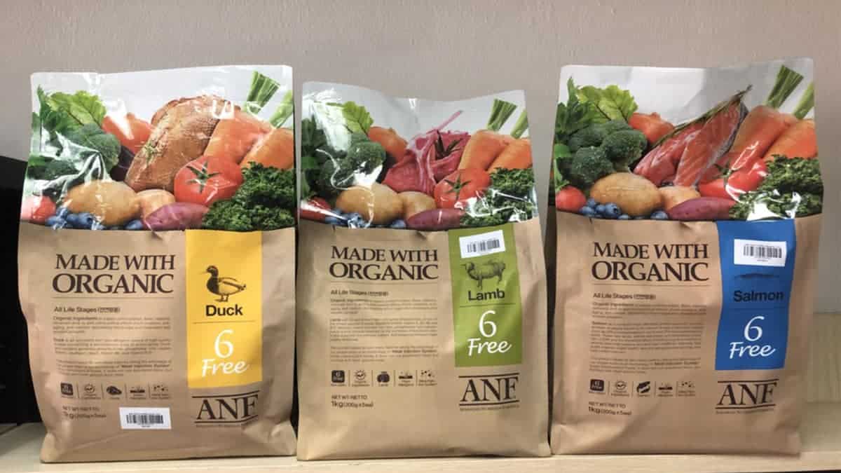 Thức ăn organic cho chó anf 6 free gói 400gr