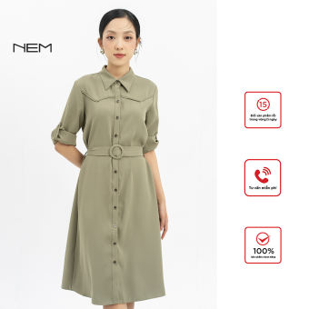 ĐẦM CỔ BẺ THIẾT KẾ NEM FASHION D11412