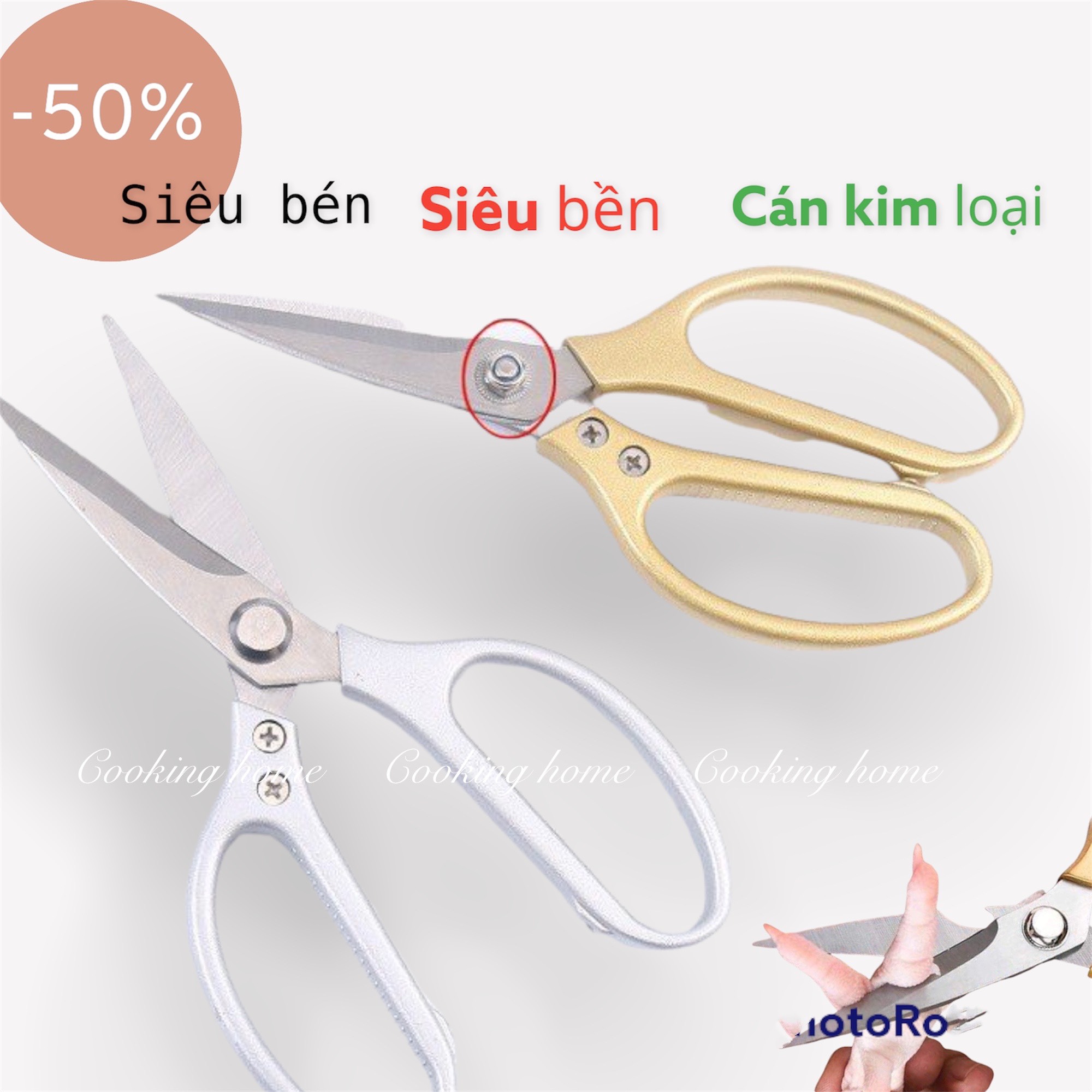 Kéo nhật đa năng sk5 - cán kim loại siêu bén
