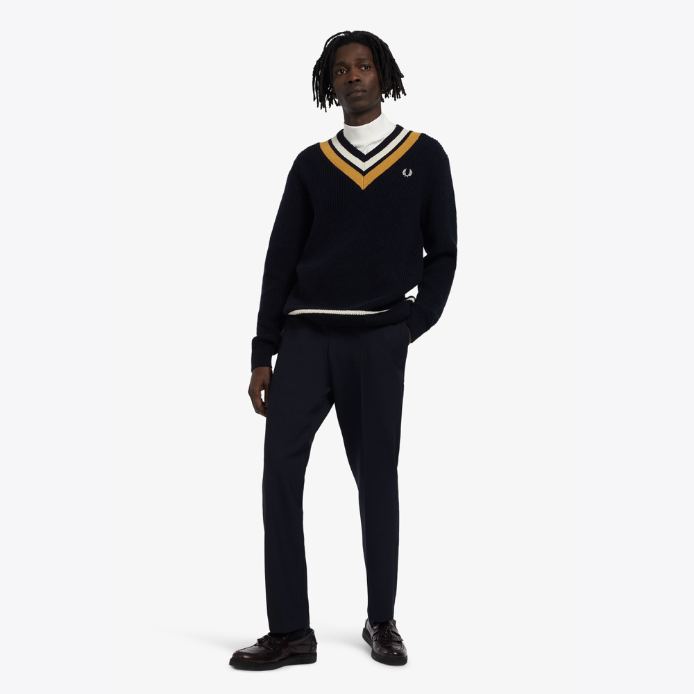 Fred perry black on sale sweater