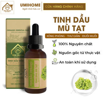 Tinh dầu Mù Tạt hữu cơ UMIHOME 10ml nguyên chất