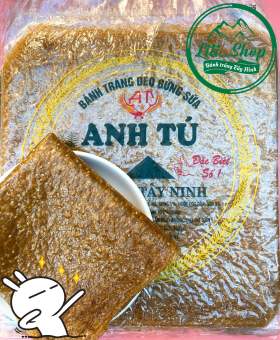 Bánh tráng Dẻo mè gừng Sữa Anh Tú 450Gr