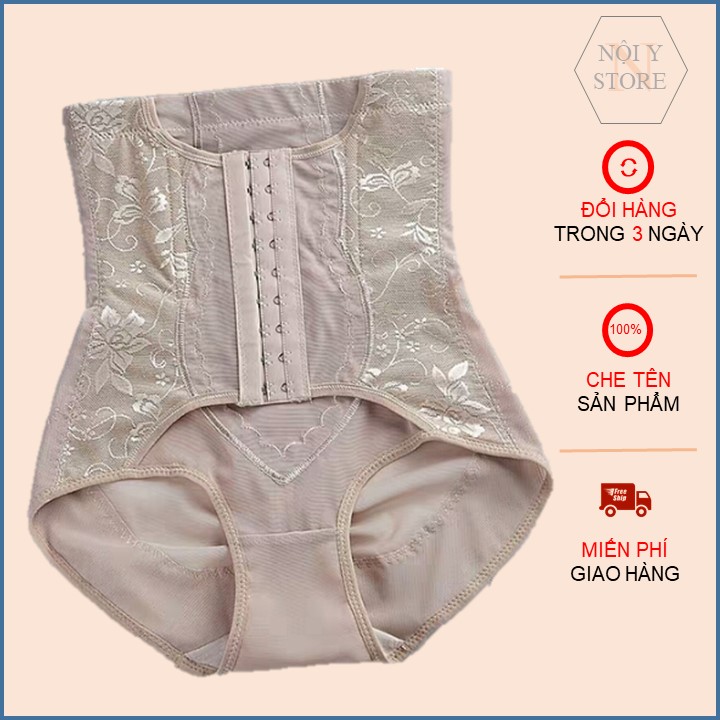 Quần gen nịt bụng nữ eo thon có khuy cài siêu bền - quần gen nịt bụng tàn hình - quần gen nịt bụng định hình - quần gen nịt bụng lưng cao