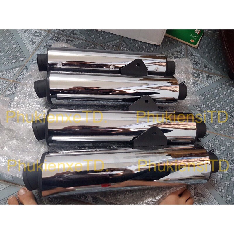 Pô CBR Redleo + cổ 2 khúc cho Dream Wave Sirius Winner Raider Satria Exciter Sonic