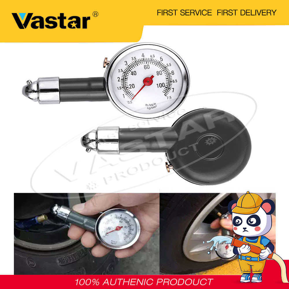 Vastar Đồng Hồ Đo Không Khí Lốp Đồng Hồ Đo Áp Suất Lốp Đồng Hồ Đo Áp Suất Lốp Tròn Mô Hình RHINO-7699 Chính Hãng OliverTech