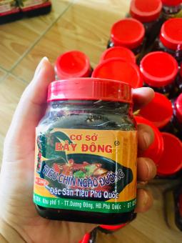 Tiêu chín ngào đường Bảy Đông 200G- Đặc sản Phú Quốc MINH PHÁT