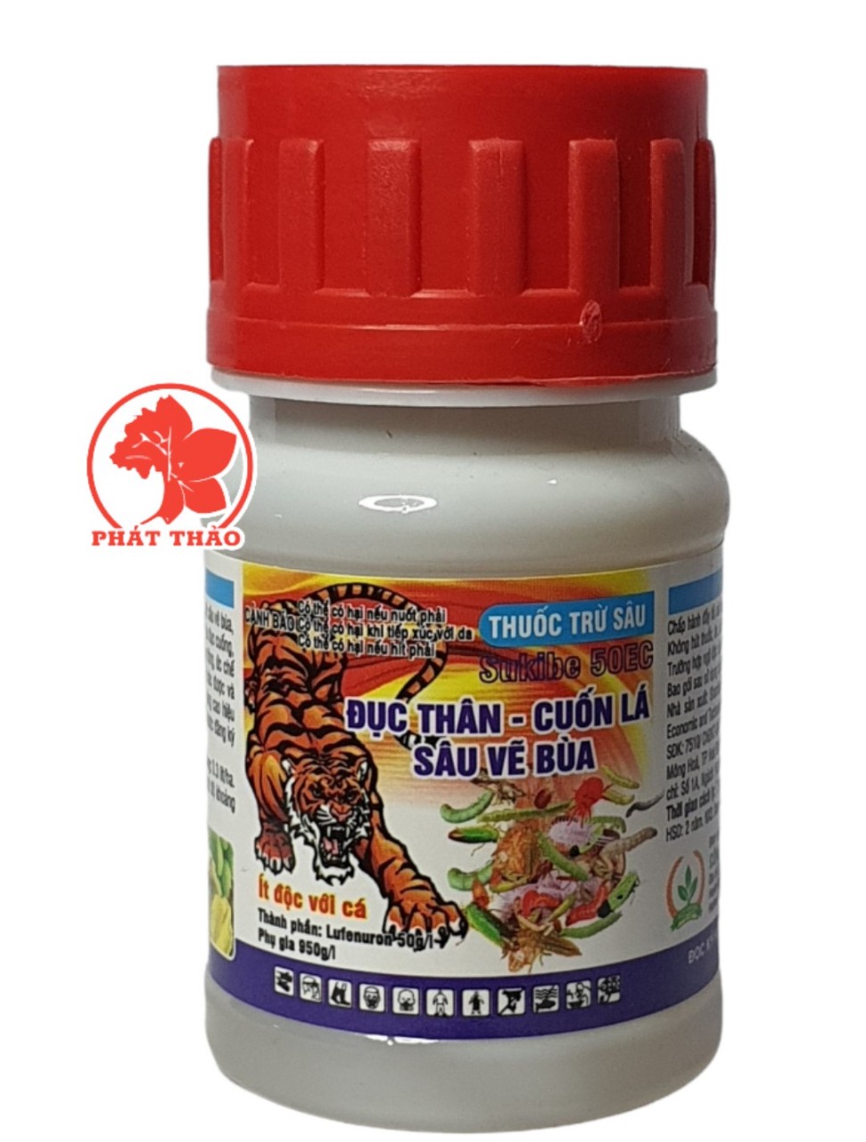 Thuốc trừ sâu sukibe 50ec 100ml, sâu xanh da láng, sâu tơ, sâu cuốn lá
