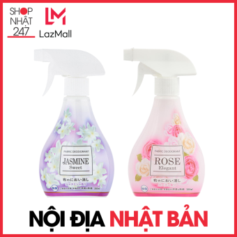 Xịt thơm và khử mùi quần áo, chăn gối Kyowa 380ml nội địa Nhật Bản