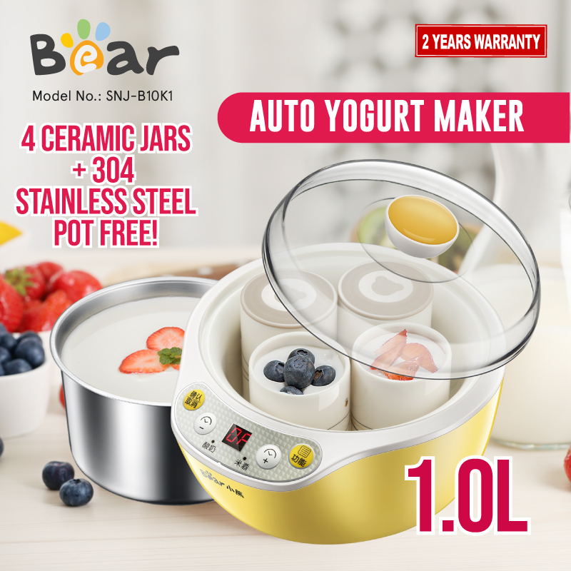 Bear Yogurt Maker 1L Large Capacity 12W Portable Electric Yogurt