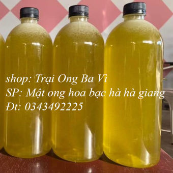 Mật ong thiên nhiên nguyên chấthoa bạc hà Hà Giang