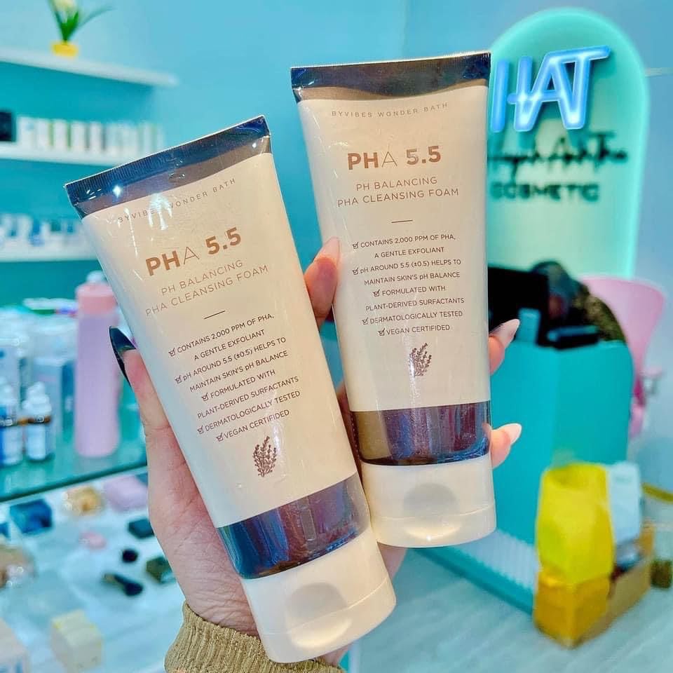 Sữa rửa mặt pha 5.5 ph blancing pha cleansing foam 150ml cân bằng da, tạo bọt dịu nhẹ