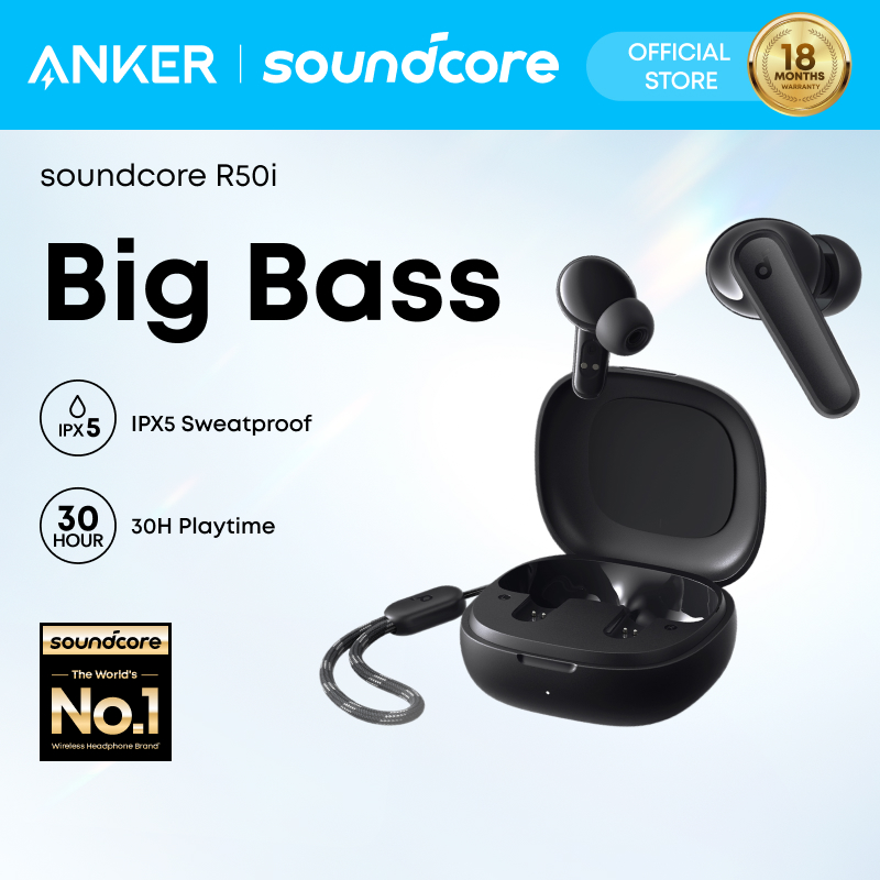 Soundcore C50i by Anker, Open-Ear Headphones, Clip-On Earbuds