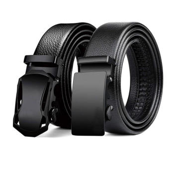 Thắt lưng nam da thật dáng trơn khóa tự động  Ms - 110