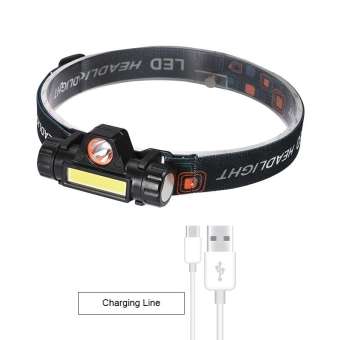 Đèn Pin Đội Đầu Siêu Sáng Pin Sạc Có Nam Châm Hút