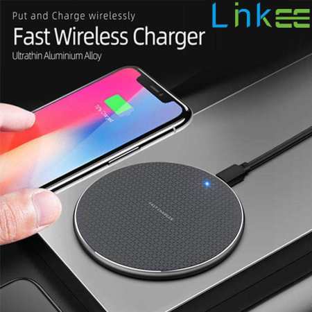 Fast Charging Wireless Charger for Samsung Galaxy, iPhone, and More