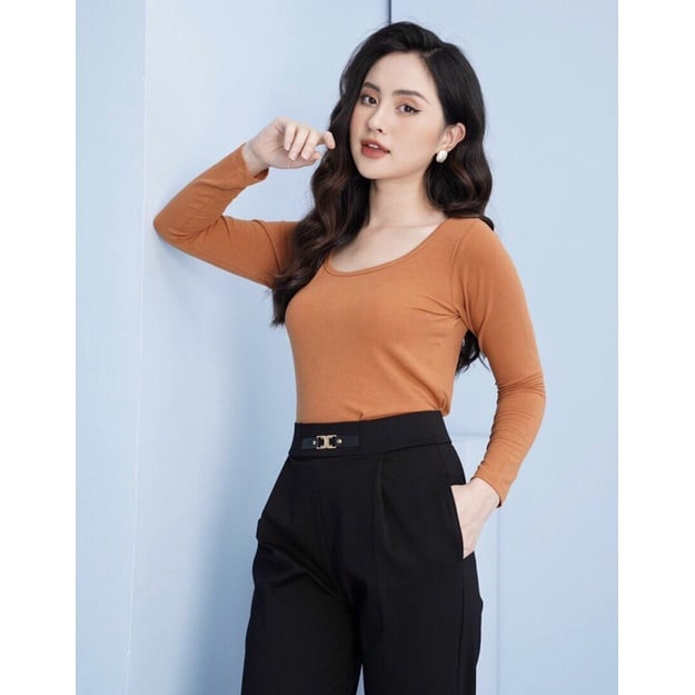 Quần baggy nữ cạp chun lưng cao tôn dáng chất UMI- shop nấm zin