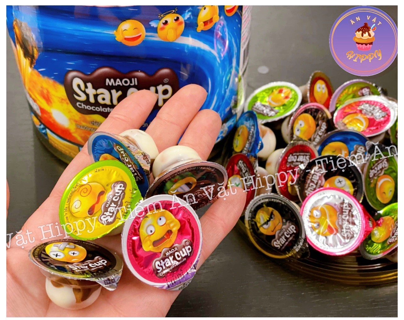 [THÁI LAN]  Bánh Quy Socola Viên Star Cup Thái Lan Siêu Hấp Dẫn