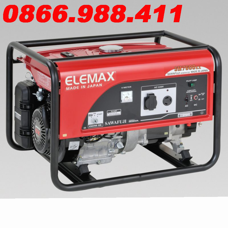 Máy phát điện chạy xăng 5kva elemax sh6500exs