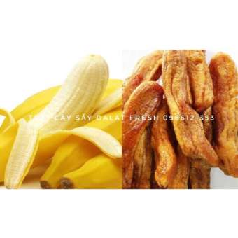 Chuối Sấy Dẻo DLFRESH Chuối Dẻo Tự Nhiên 500gr