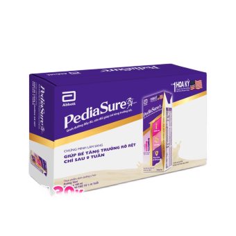 Tặng quà ngẫu nhiên - Thùng 48 hộp sữa nước PediaSure 180ml hương Vanilla - HSD luôn mới