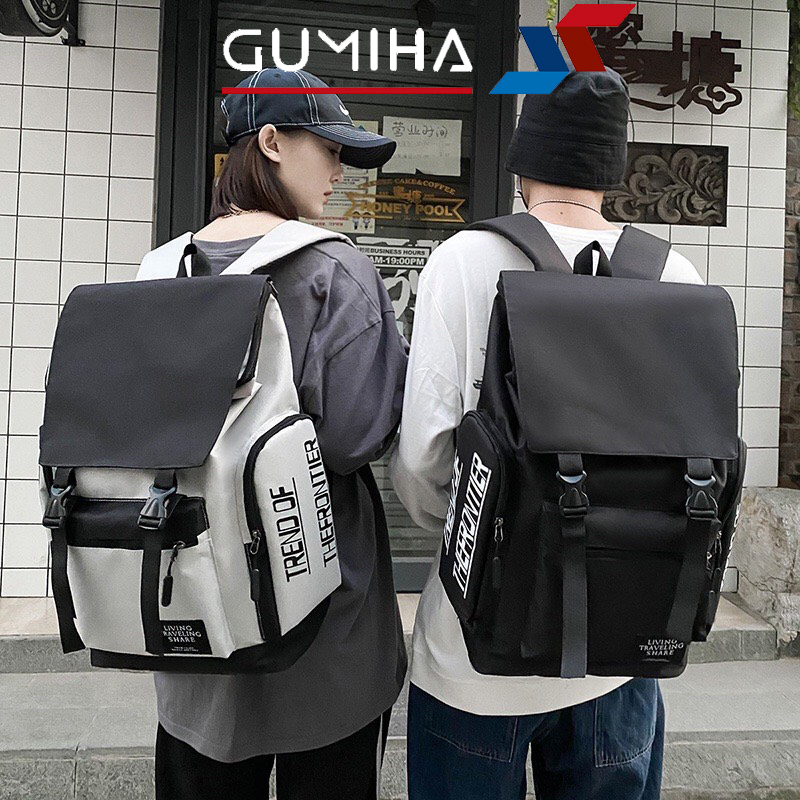 Balo Nữ Nam Đi Học Ulzzang Hàn Quốc Rẻ Đẹp - Cặp Sách Học Sinh Cấp 1 2 3 To Đựng Đồ Du Lịch BL099 - GUMIHA