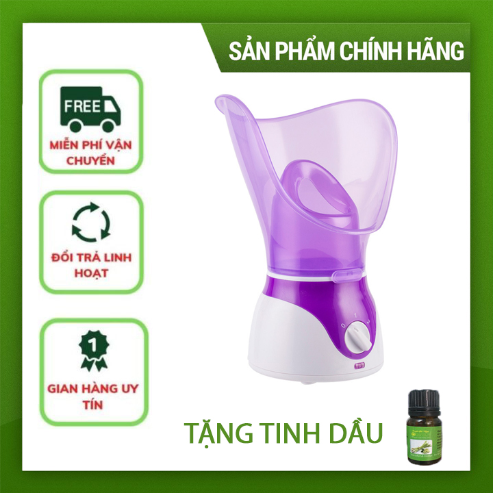 Máy xông hơi mặt mũi họng ntfs có ngăn chứa thảo dược