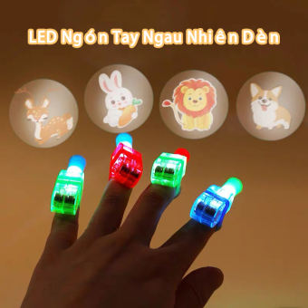 1 Cái Ngón Tay LED Ngẫu Nhiên Đèn Pin Đèn Pin Đồ Chơi Hoạt Hình Đèn Chiếu Cho Bữa Tiệc Đồ Chơi Trẻ Em Đồ Chơi Trẻ Em Đồ Chơi Mát Mẻ Quà Tặng