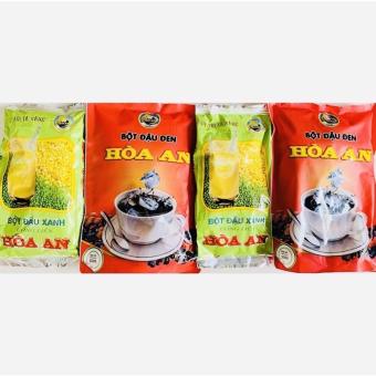 2 gói Bột đậu xanh + 2 gói Bột đậu đen