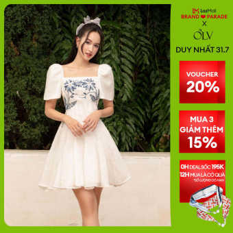 OLV - Đầm Jasmine White Dress