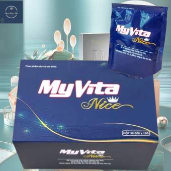 MyVita Nice - Hỗ trợ tăng khả năng chống oxy, làm đẹp da Hộp 30 Gói
