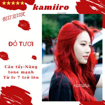 Thuốc nhuộm tóc ĐỎ RED - ĐỎ LỬA - FIRE