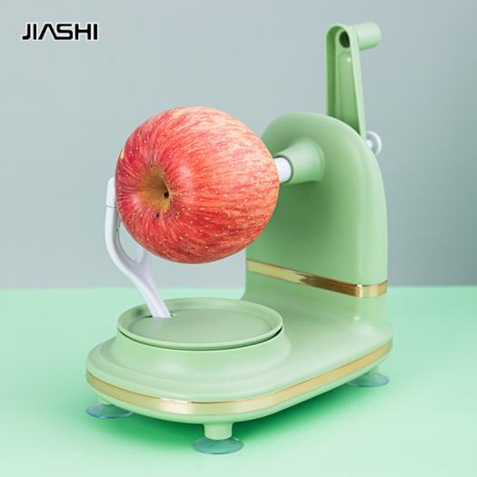 JIASHI Dụng Cụ Gọt Vỏ Táo Dụng Cụ Gọt Vỏ Trái Cây Quay Tay