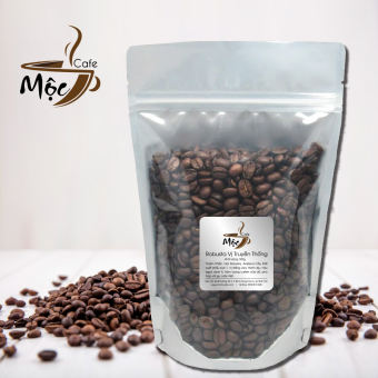 Cafe rang Mộc Robusta (1kg) - Cafe Việt truyền thống thơm dịu, hậu ngọt pha phin hay pha máy đều được - traditional coffee (nguyên hạt hay hạt xay sẵn theo yêu cầu của bạn)