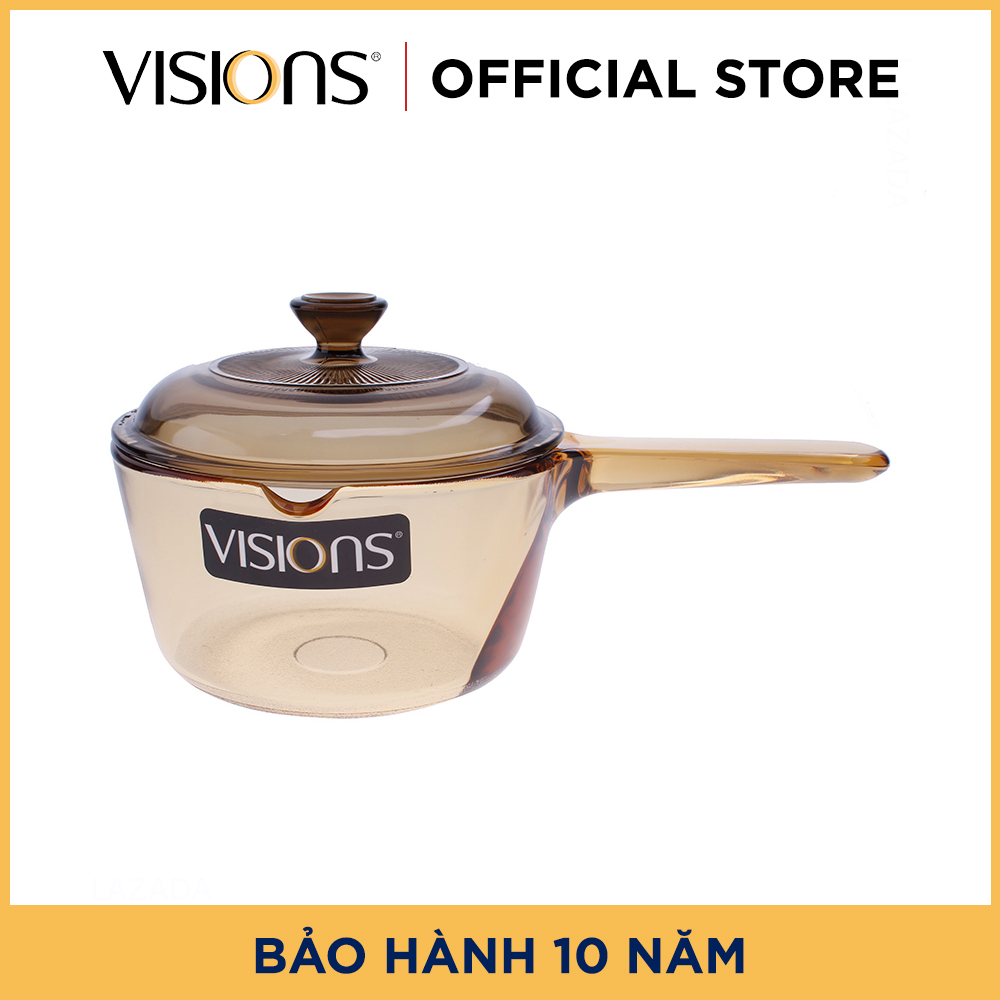 Nồi tay cầm Visions 1L - Kích thước 16cmx8.5cm - Bảo Hành 10 năm - Xuất xứ từ Pháp - Hàng chính hãng