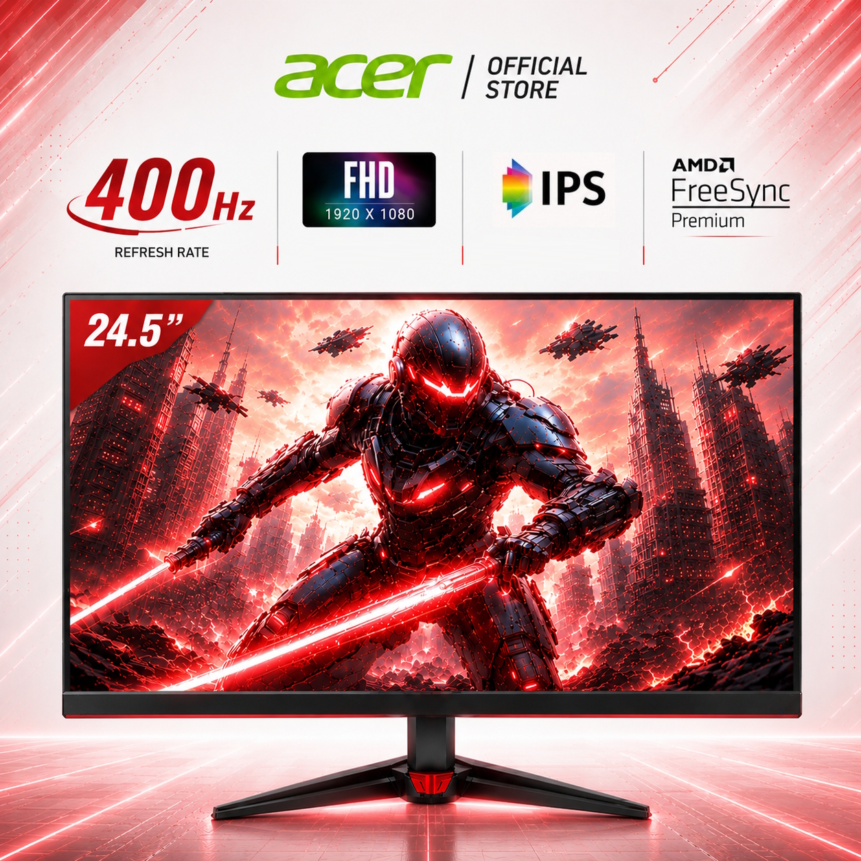 New 300Hz Refresh Rate] Acer Nitro VG250Q F 24.5-Inch FHD IPS